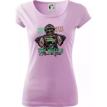 Dámské tričko Two Wheels Move the Soul - Dámské triko Pure - XS ( Orchid )