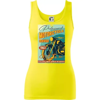 Dámské tričko Professional service moto - Dámské tílko - XS ( Citrónová )
