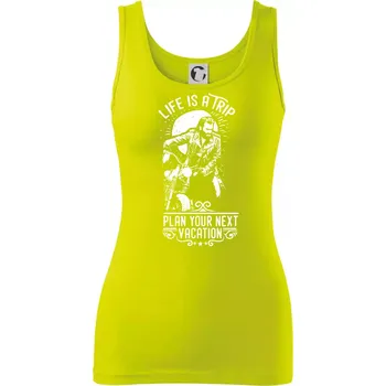 Life Is a Trip - Dámské tílko - S ( Limetková )