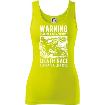 Dámské tričko Illegal Race Speedway - Dámské tílko - M ( Limetková )