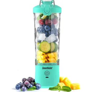 SmoothieJet Přenosný USB smoothie mixér 600 ml, mentolový