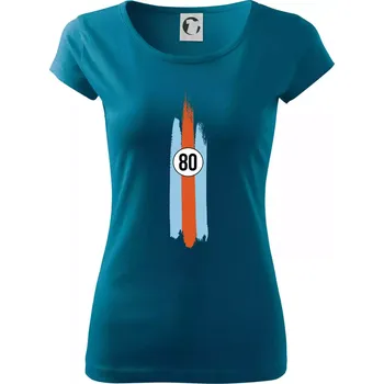 Vintage Race 80 - Dámské triko Pure - XS ( Petrolejová )
