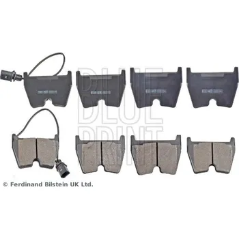 Brzdová destička Sada brzdových destiček, kotoučová brzda BLUE PRINT ADV184266