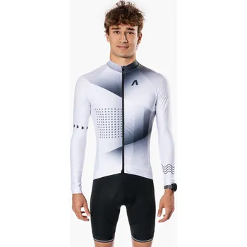 cyklistický dres ATEX Cyklo dres s dlouhými rukávy ETAP bílý XS