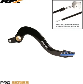 Nářadí na motocykly Páka zadní brzdy RFX Pro ST (tvrdě eloxovaná černá/modrá) - Yamaha YZF/WRF 250 FXRB4010199BU