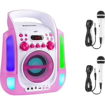 Mikrofon Fenton SBS30P karaoke systém s CD a 2ks mikrofonů