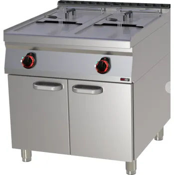 fritéza RM GASTRO Fritéza elektrická dvojitá FE 90/80 E 17+17 litrů RedFox