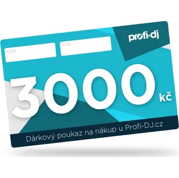 Dárkový potravinový koš ProfiDJ Dárkový poukaz v hodnotě 3000 Kč