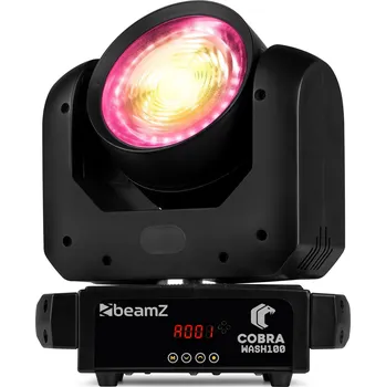 Osvětlovací technika BeamZ Cobra Wash100 CW/WW s LED ringem