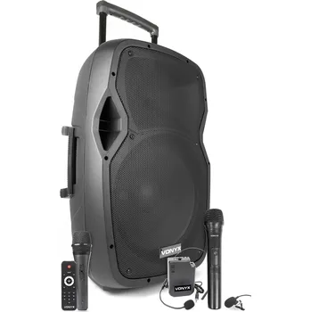 Vonyx AP1500PA 15 "mobilní 15" zvukový systém MP3/BT/UHF