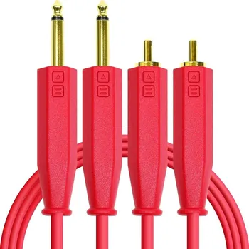 Audio kabel DJ TechTools Chroma Cable RCA-6,3 TS Red