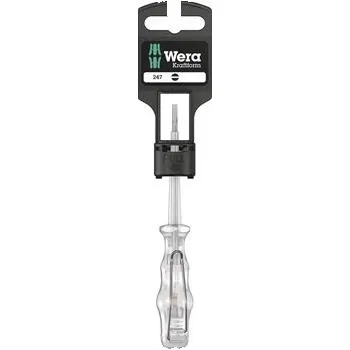 Šroubovák WERA VDE zkoušečka napětí 247 SB s klipem 3,0 x 70 mm plochá
