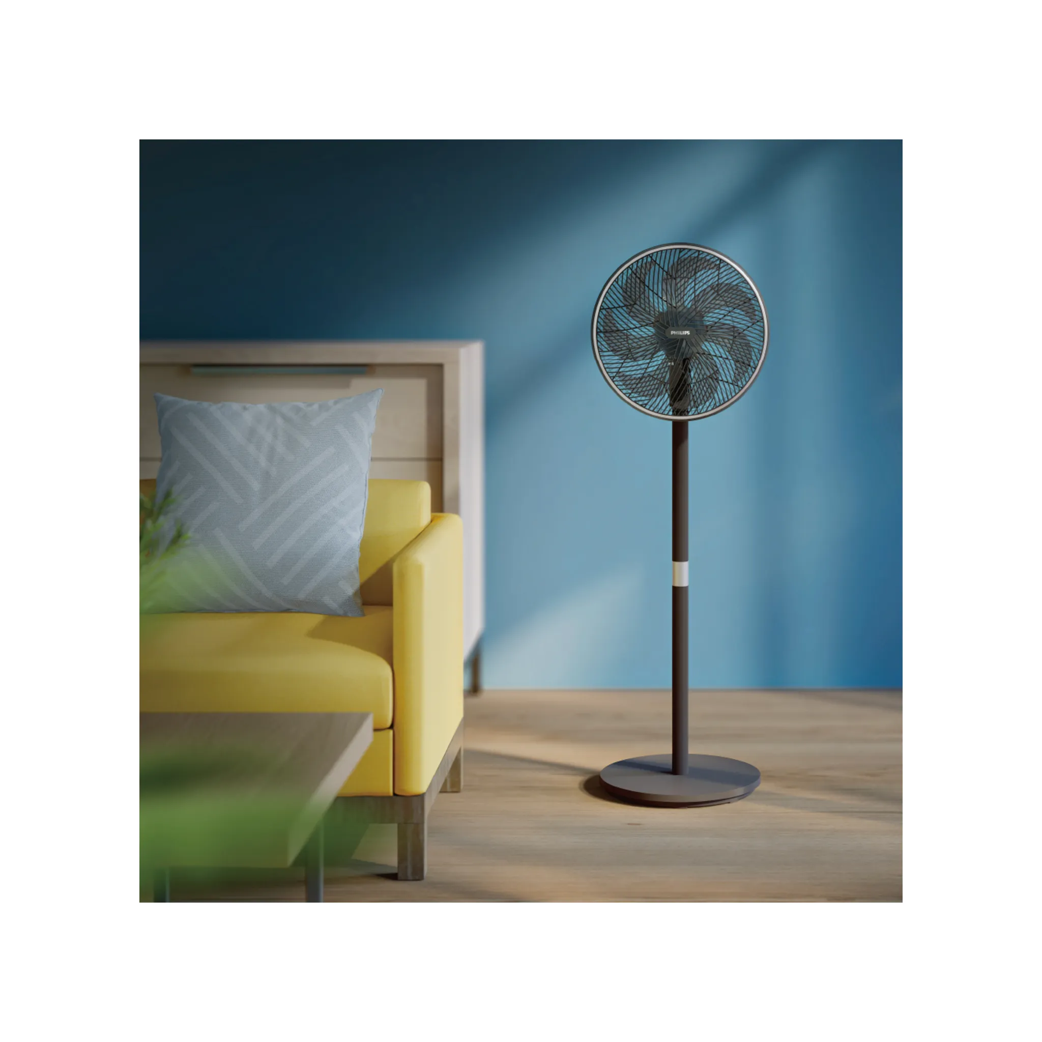 Fotografie 6 - Domácí ventilátor Philips 3000 Series CX3550/01 černý