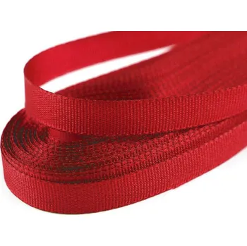 Stuha Stuha taftová šíře 6 mm Varianta: 643 červená, Balení: 10 m