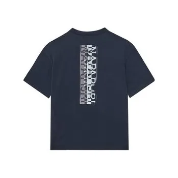 Pánské tričko Napapijri T-Shirt S-Ahr NP0A88ZO D Tmavomodrá Regular Fit 12Y