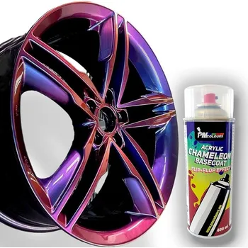 Autolak Chameleon Galaxy (modro-fialová-červená-žlutá) 400 ml sprej, PMcolours
