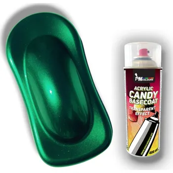 Autolak Candy Apple Green - zelená 400 ml sprej, PMcolours