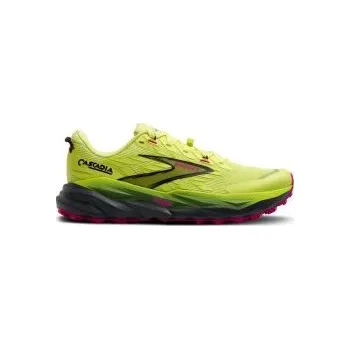 Dámská běžecká obuv Brooks Cascadia 19 W sunny lime/black/magenta US 8,5; Zelená obuv + DÁREK DLE VÝBĚRU!