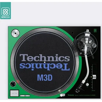 Gramofon Doto Design Skin SL-1200 / 1210 M3D COLORS DVS Green