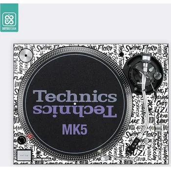 Gramofon Doto Design Skin SL-1200 / 1210 MK5 SCRATCH STYLE White