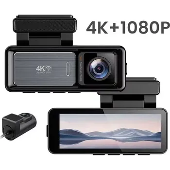 Kamera do auta Yikoo X20 dual 4K - 3,2"LCD wifi GPS