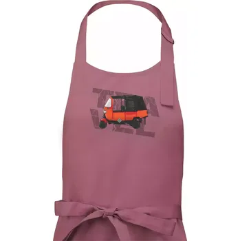 Kuchyňská zástěra Tuk Tuk - Pánská zástěra na vaření - Univerzální velikost ( Starorůžová )