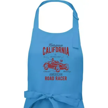 Kuchyňská zástěra Torque California - Pánská zástěra na vaření - Univerzální velikost ( Světlý tyrkys )