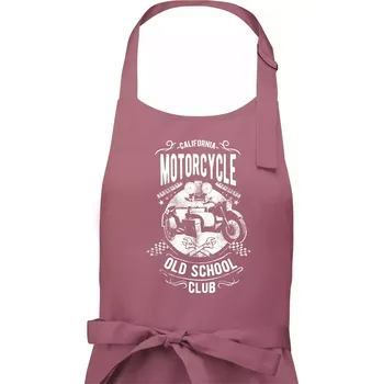 Kuchyňská zástěra California Old School Club - Dámská zástěra na vaření - Univerzální velikost ( Starorůžová )