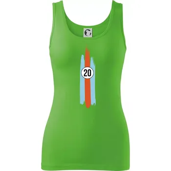 Dámské oblečení Vintage Race 20 - Dámské tílko - XS ( Apple Green )