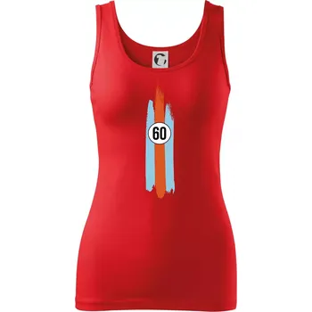 Dámské oblečení Vintage Race 60 - Dámské tílko - S ( Červená )