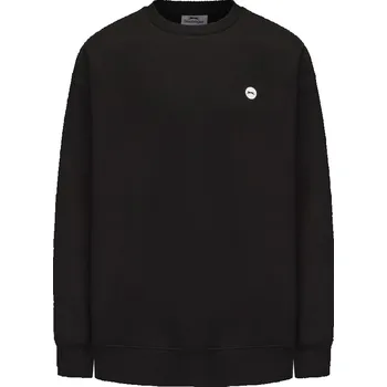 Pánský svetr Slazenger Fleece Large Logo Sweater Mens Black XL