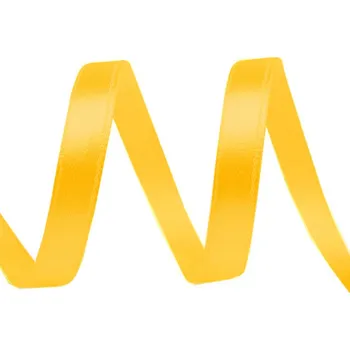 Stuha Atlasová stuha svazky po 5 m šíře 6 mm Varianta: 16 oranžovožlutá, Balení: 5 m