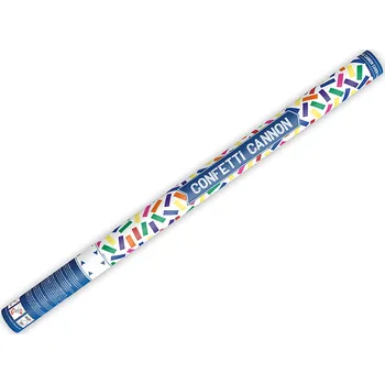 Konfeta PartyDeco vystřelovací konfety barevné 80cm
