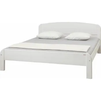 Ložnice Postel Berghen 160 Nízké čelo BÍLÁ