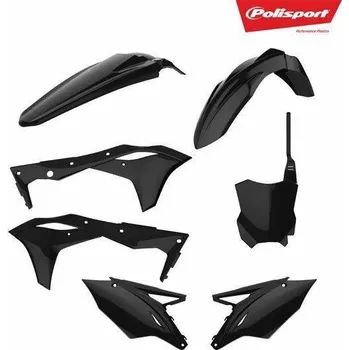 POLISPORT kompletní plasty KTM EXC/EXC-F 17-19, barva černá KTM EXC 450 rok 17-19
