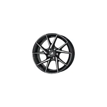 Disk ALUTEC 8.5Jx18 H2 ET35 5x114.3x70.1 ADX.01 diamantschwarz frontpoliert RL:740kg ALUTEC 8,5x18 5x114,3 ET35.00 gloss black / polished