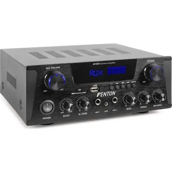 Hi-Fi Zesilovač Fenton AV430B Karaoke zesilovač 2x 300W Černá