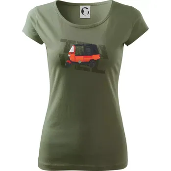 Dámské tričko Tuk Tuk - Dámské triko Pure - S ( Khaki )