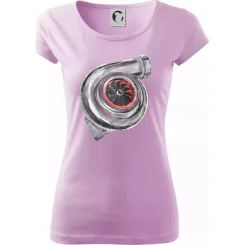 Dámské tričko Turbo olejomalba - Dámské triko Pure - XS ( Orchid )