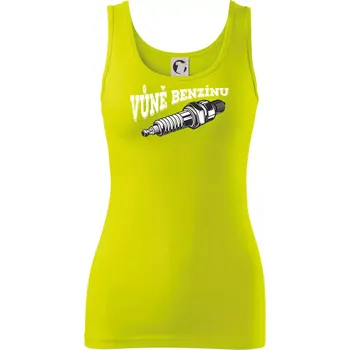Dámské tričko Vůně benzínu - Dámské tílko - XS ( Limetková )