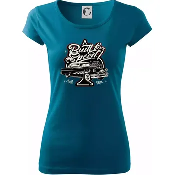 Dámské oblečení Built for speed - Dámské triko Pure - S ( Petrolejová )