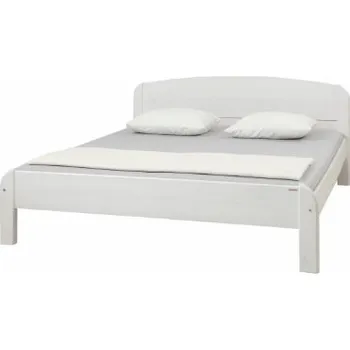 Ložnice Postel Berghen 180 Nízké čelo BÍLÁ