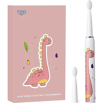 Elektrický zubní kartáček JTF J20C Dinosaur, nahradní hlavice 2 ks