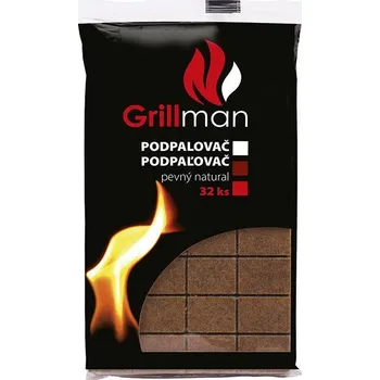 Podpalovač GRILLMAN Pevný podpalovač natural GRM 6100010