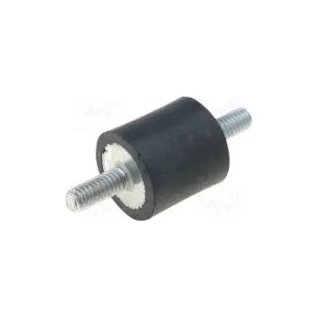 Tlumič chvění M12 Ø 75mm pryž Dl 40mm Dél.závitu 37mm 4500N