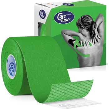Zdravotnický materiál CureTape Classic 5 cm x 5 m kineziologický tejp zelený