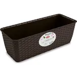 Nohel Garden Truhlík NATURAL samozavlažovací plastový 40x16x13cm