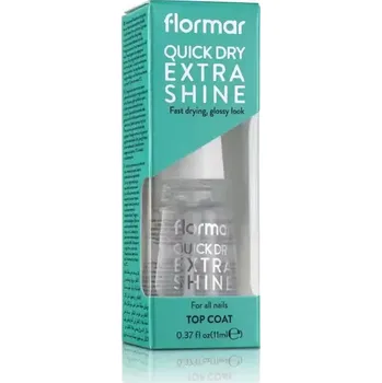 Flormar výživa na nehty, 11ml, QUICK DRY EXTRA SHINE