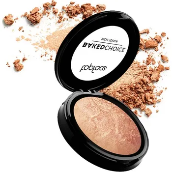 Přípravek na tvář TOPFACE zapečený pudrový rozjasňovač Rich Touch, 104 Nude Shimmer, 6g