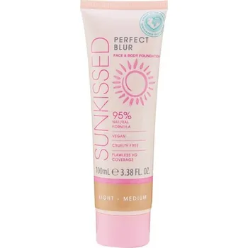 Make-up Sunkissed tělový a pleťový make-up Perfect Blur s vitamínem E, light-medium, 100ml